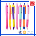 School stationery plastic retractable ballpoint pens